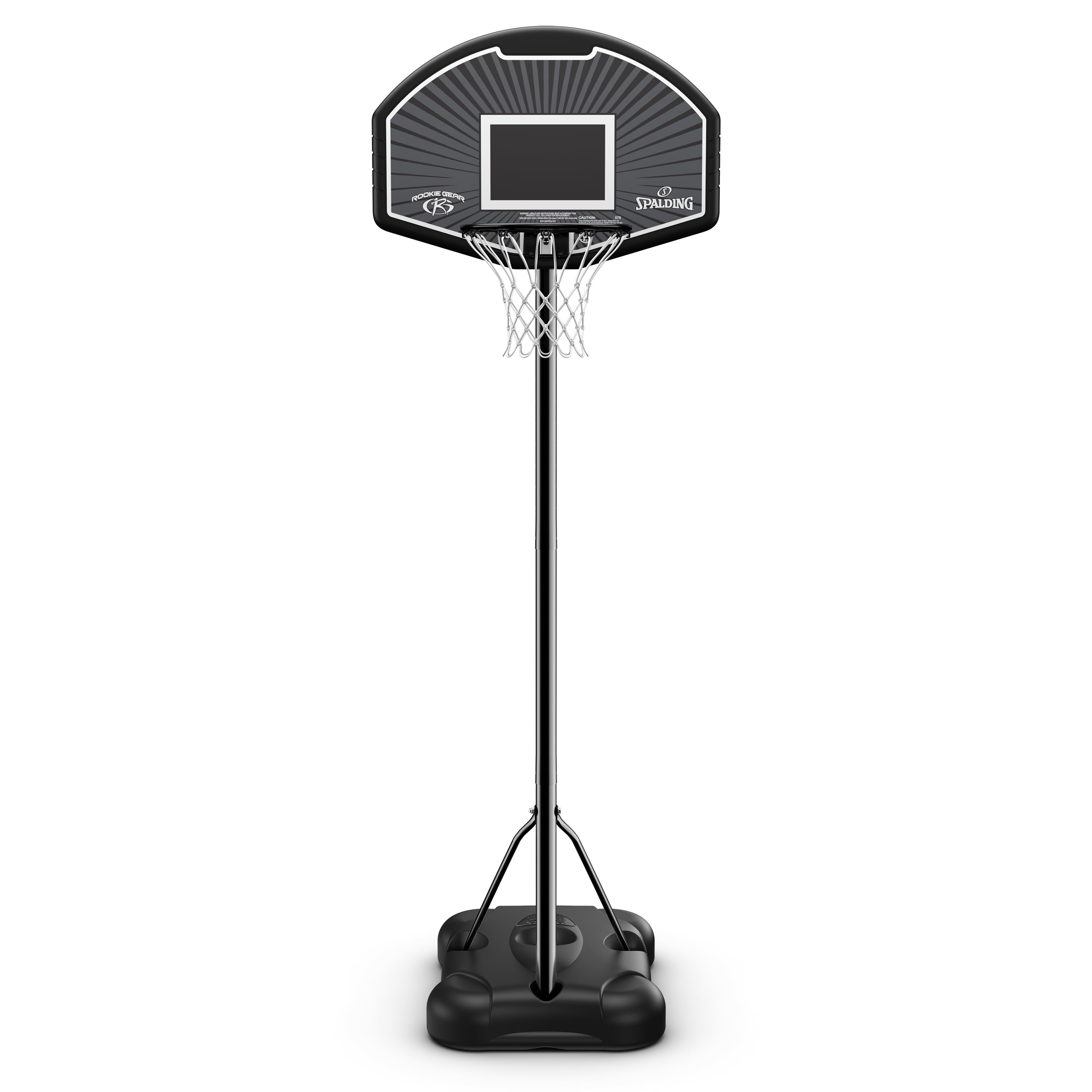 32-Inch Portable Basketball Hoop with Eco-Composite Backboard & Telescoping Height Adjustment-Outdoor Play