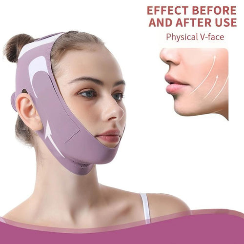 1PCS Summer V Line Face Lifting Strap, Neck Lift Jaw Tightening Exerciser, Face Lift Tape Remover, Jaw Line Sculptor Eliminator, Mask Shaper for Jawline, Chin Strap for Sleeping, Double Chin Reducer for Women