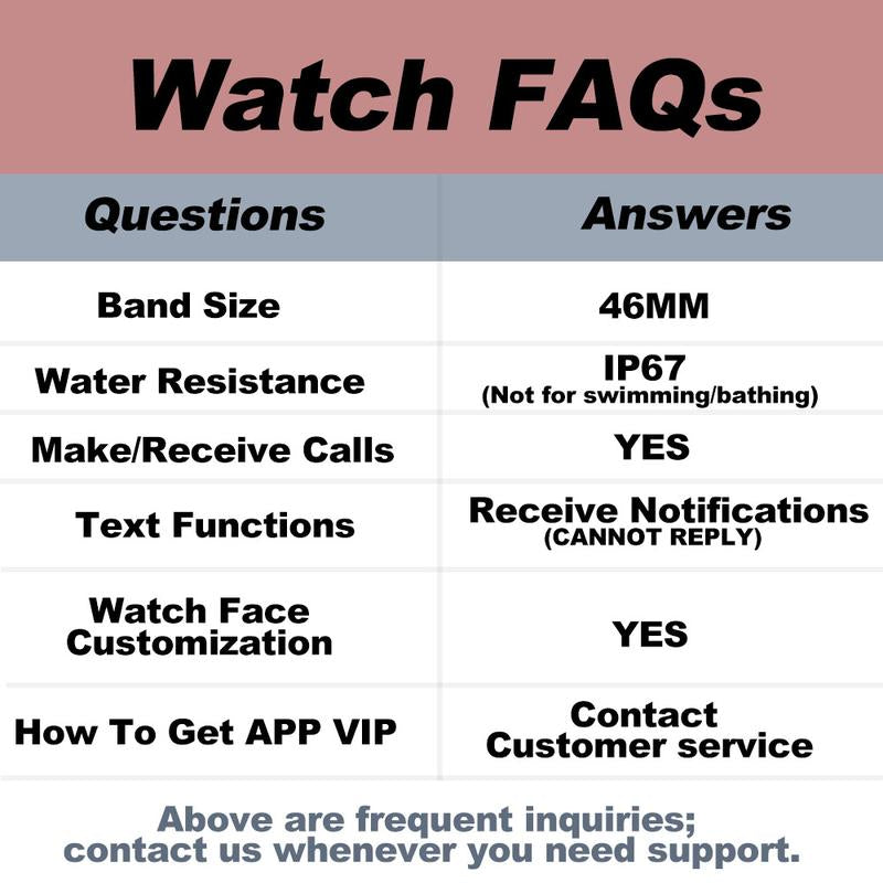 2026 Smart Watch for Men Women, Upgraded Smartwatch(Answer/Make Call), 2.02"HD Fitness Watch Wit 100+ Sport Modes, IP67 Waterproof, Fitness Tracker Watch with Calls/Messages/Notifications, with 7 Watch Bands