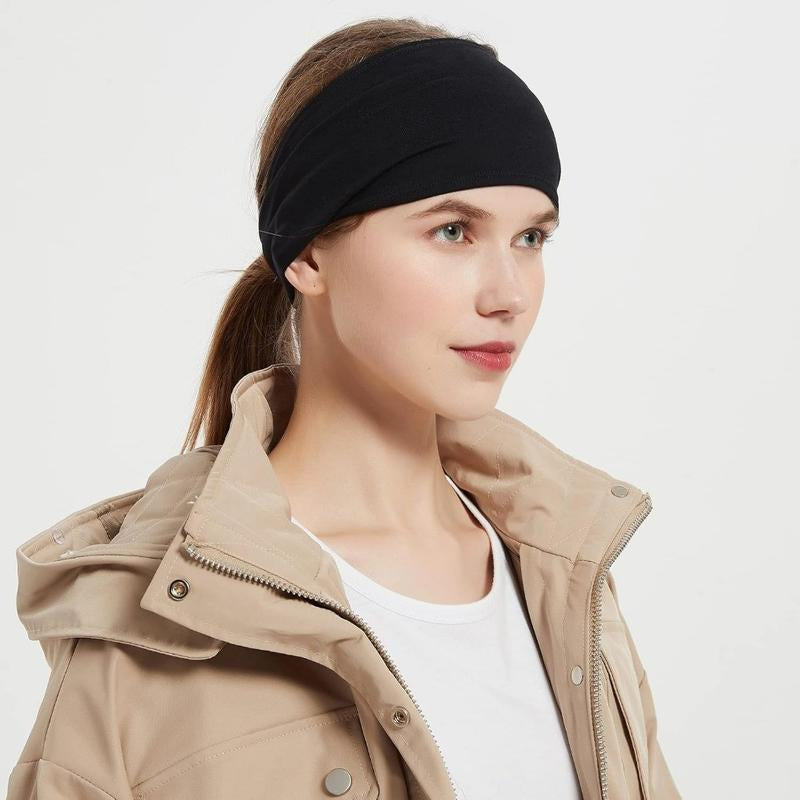 Sports Headbands for Men (5 Pack),Moisture Wicking Workout Headband, Sweatband Headbands for Running, Cycling, Football, Yoga, Hairband for Women and Men